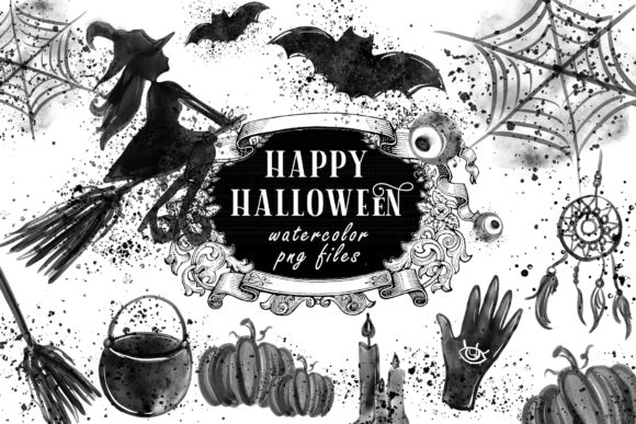 Download Halloween Watercolor Illustration - Watercolor illustration Collection