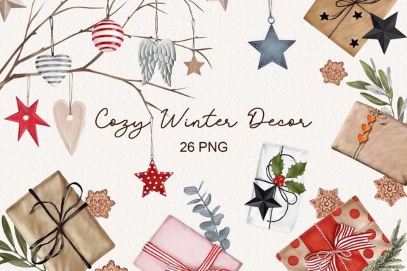 Download Cozy Winter Decor Clipart - Cozy winter Collection